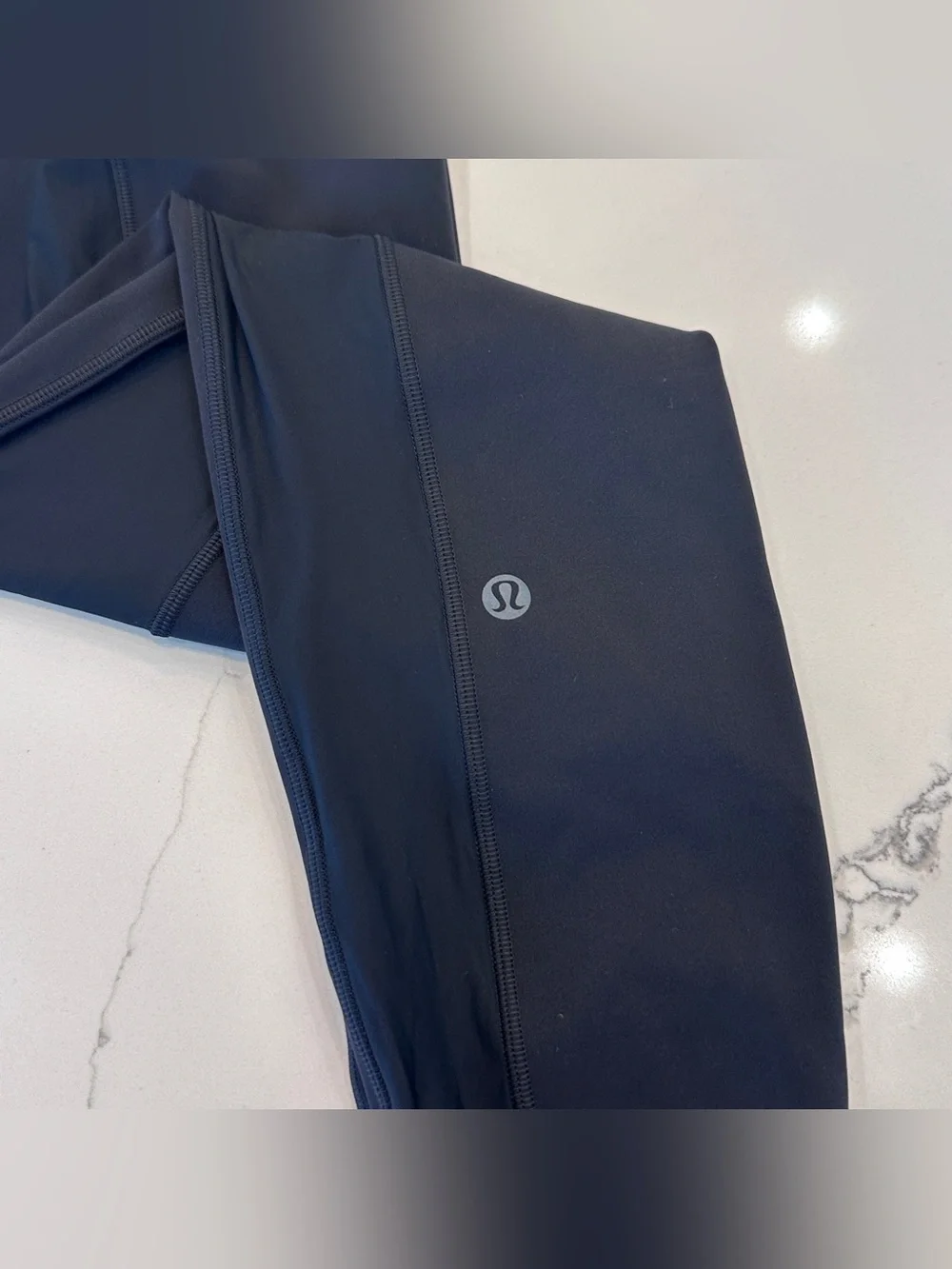 Lululemon No Line High Rise Run Tight 25” Black Sz 8 NWT